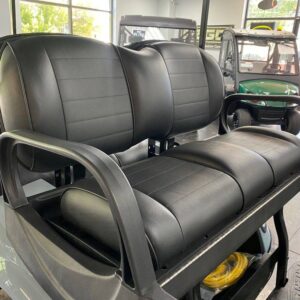 New 2021 E-Z-Go Golf Carts All Express L6 72V Electric Ocean Grey